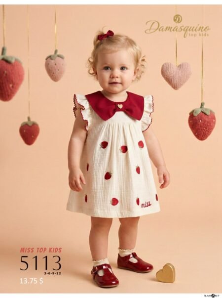 Damasquino Kids Wholesale clothes- Baby Dresses