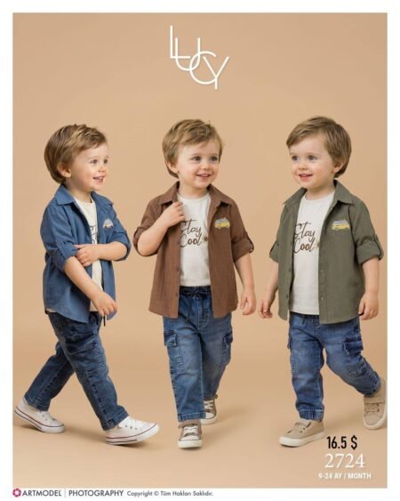 Lucy kids - Turkey Clothing Wholesale  اطقم الاطفال العيد التركية بالجملة