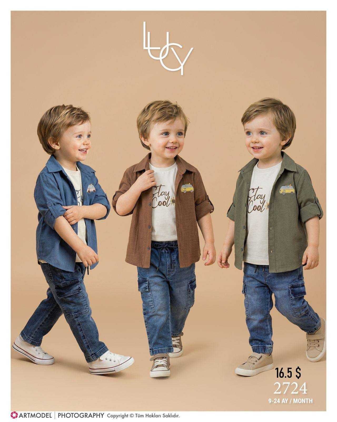 Lucy kids - Turkey Clothing Wholesale  اطقم الاطفال العيد التركية بالجملة